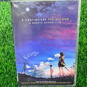 5 Centimeters Per Second DVD Makoto Shinkai ADV Films Anime Movie 2007